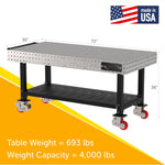 Diversified Woodcrafts Welding Table, Fixed Height, 36