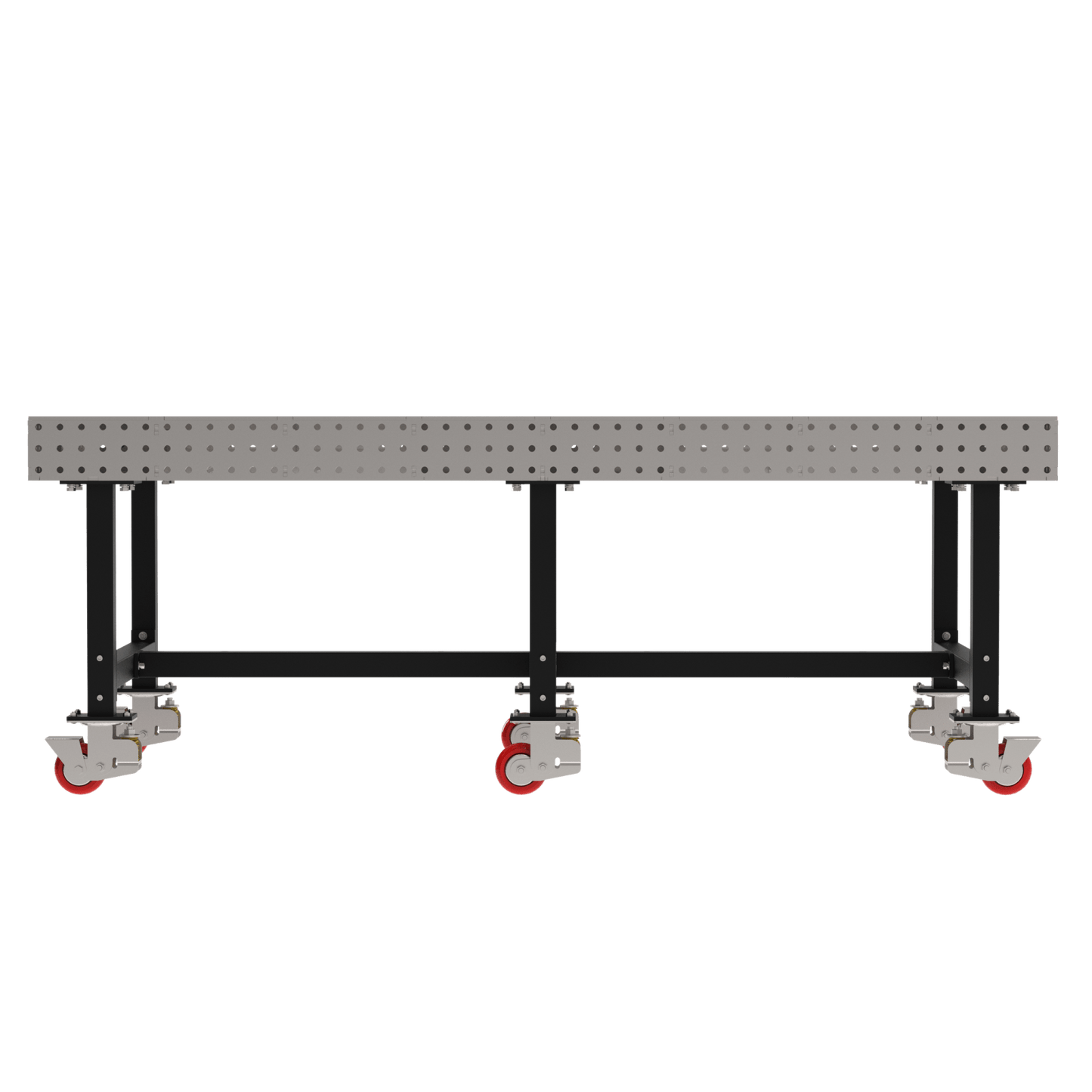 Diversified Woodcrafts Welding Table, Fixed Height, 36"H x 96"L x 48"D, Casters (DIV - DMW9648C) - SchoolOutlet