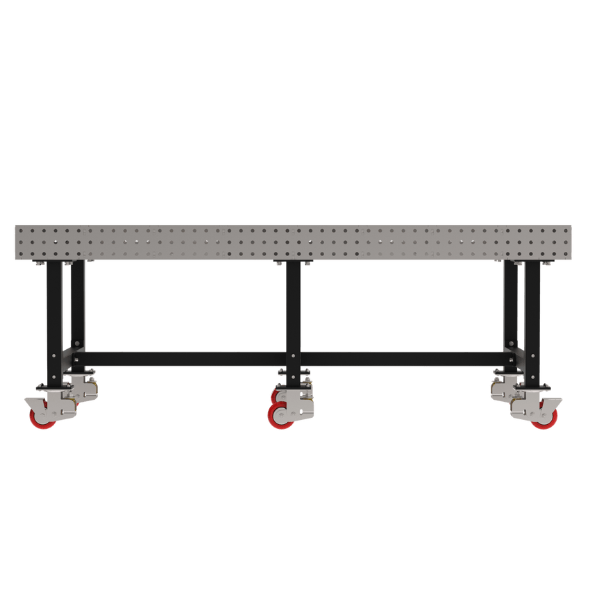Diversified Woodcrafts Welding Table, Fixed Height, 36"H x 96"L x 48"D, Casters (DIV - DMW9648C) - SchoolOutlet