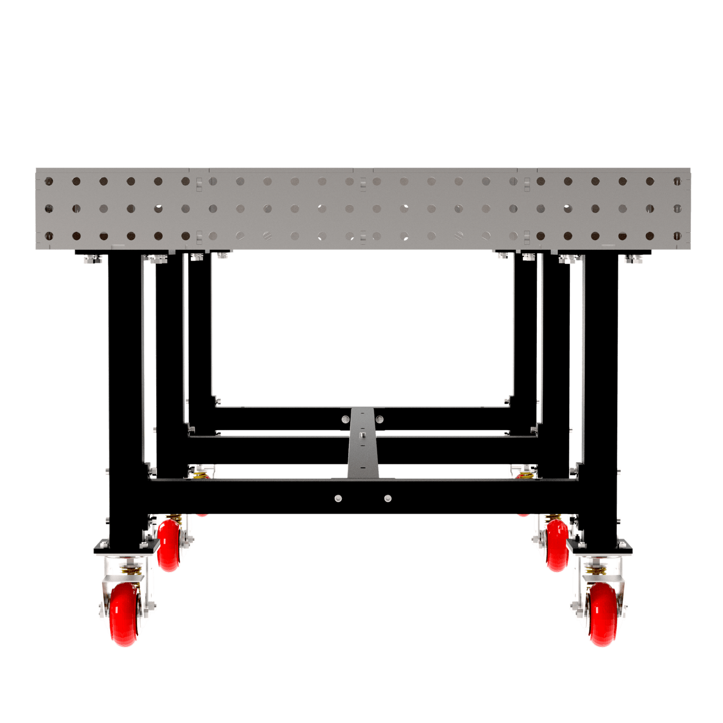 Diversified Woodcrafts Welding Table, Fixed Height, 36"H x 96"L x 48"D, Casters (DIV - DMW9648C) - SchoolOutlet