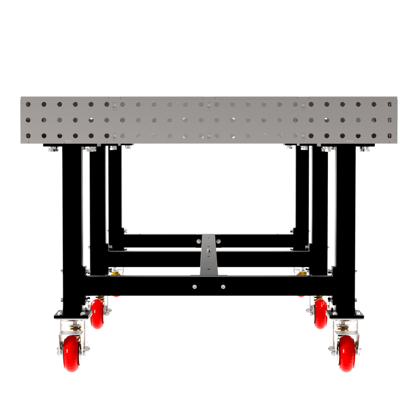Diversified Woodcrafts Welding Table, Fixed Height, 36"H x 96"L x 48"D, Casters (DIV - DMW9648C) - SchoolOutlet