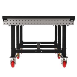 Diversified Woodcrafts Welding Table, Fixed Height, 36"H x 96"L x 48"D, Handle, Casters (DIV-DMW9648HC)