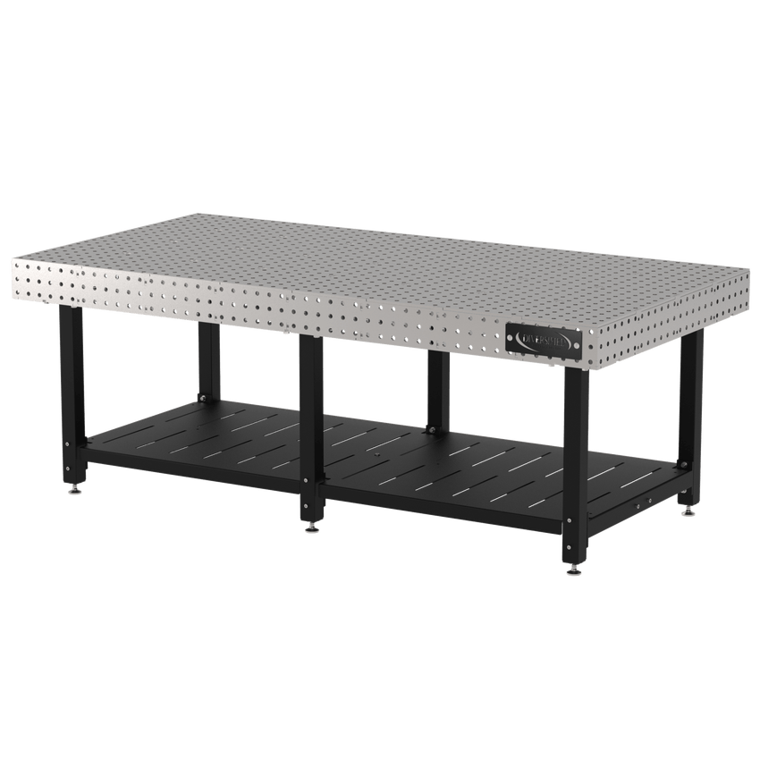 Diversified Woodcrafts Welding Table, Fixed Height, 36"H x 96"L x 48"D, Shelf, Self - Leveling Feet (DIV - DMW9648S) - SchoolOutlet