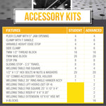 Diversified Woodcrafts Advanced Fixture Tool Kit for Welding Fixture Table - 147 pieces (DIV - DMWKIT - INSTR) - SchoolOutlet