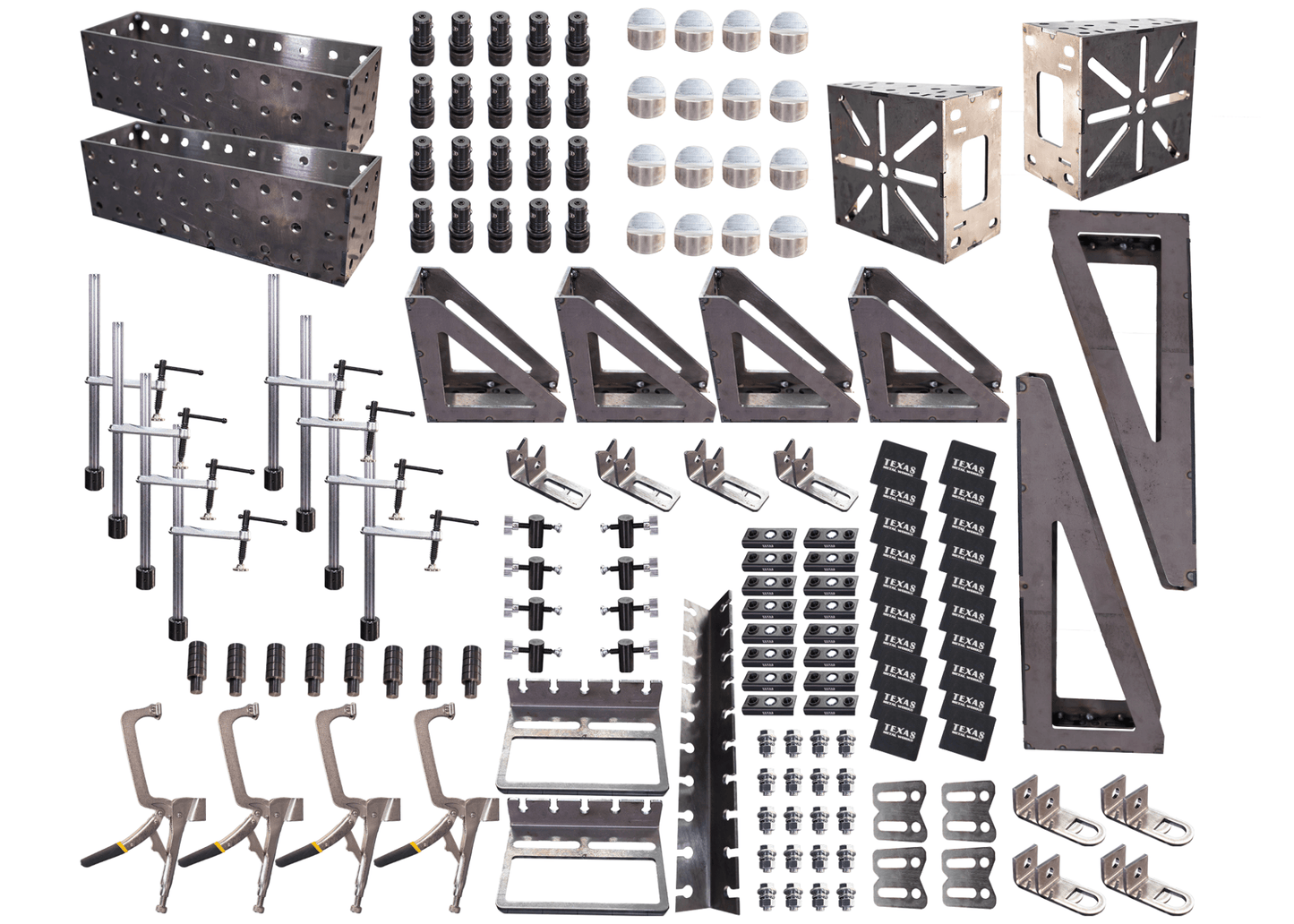 Diversified Woodcrafts Advanced Fixture Tool Kit for Welding Fixture Table - 147 pieces (DIV - DMWKIT - INSTR) - SchoolOutlet