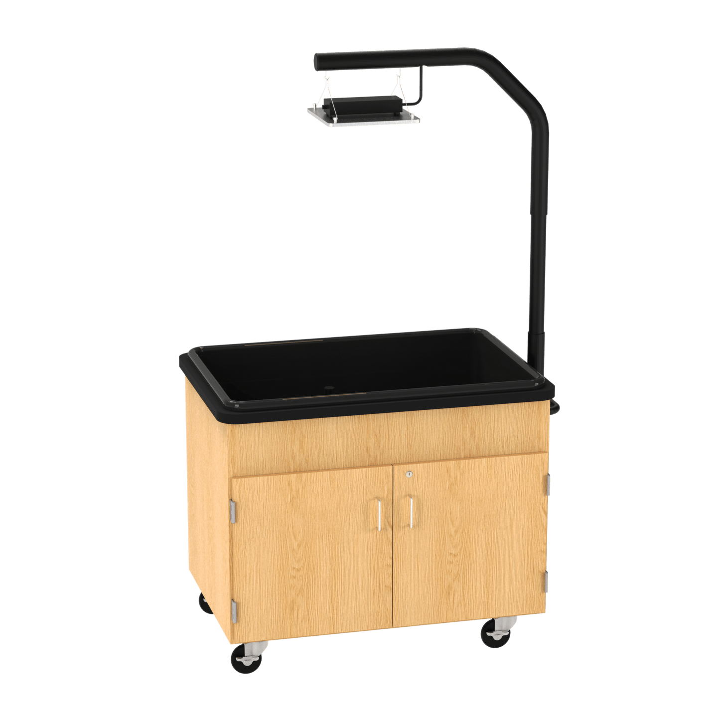 Diversified Woodcrafts Hydroponics Growing System Center - 46" x 29.5" x 76" - High - Performance LED Lighting (DIV - HGCXX) - SchoolOutlet