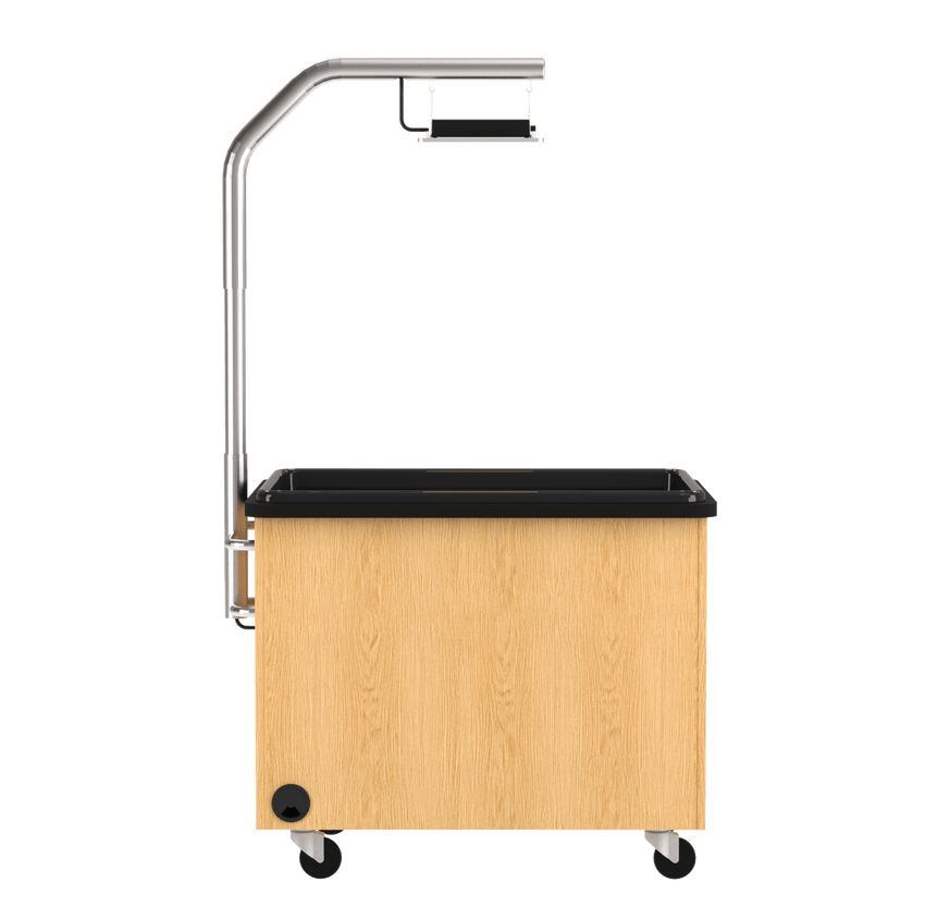 Diversified Woodcrafts Hydroponics Growing System Center - 46" x 29.5" x 76" - High - Performance LED Lighting (DIV - HGCXX) - SchoolOutlet