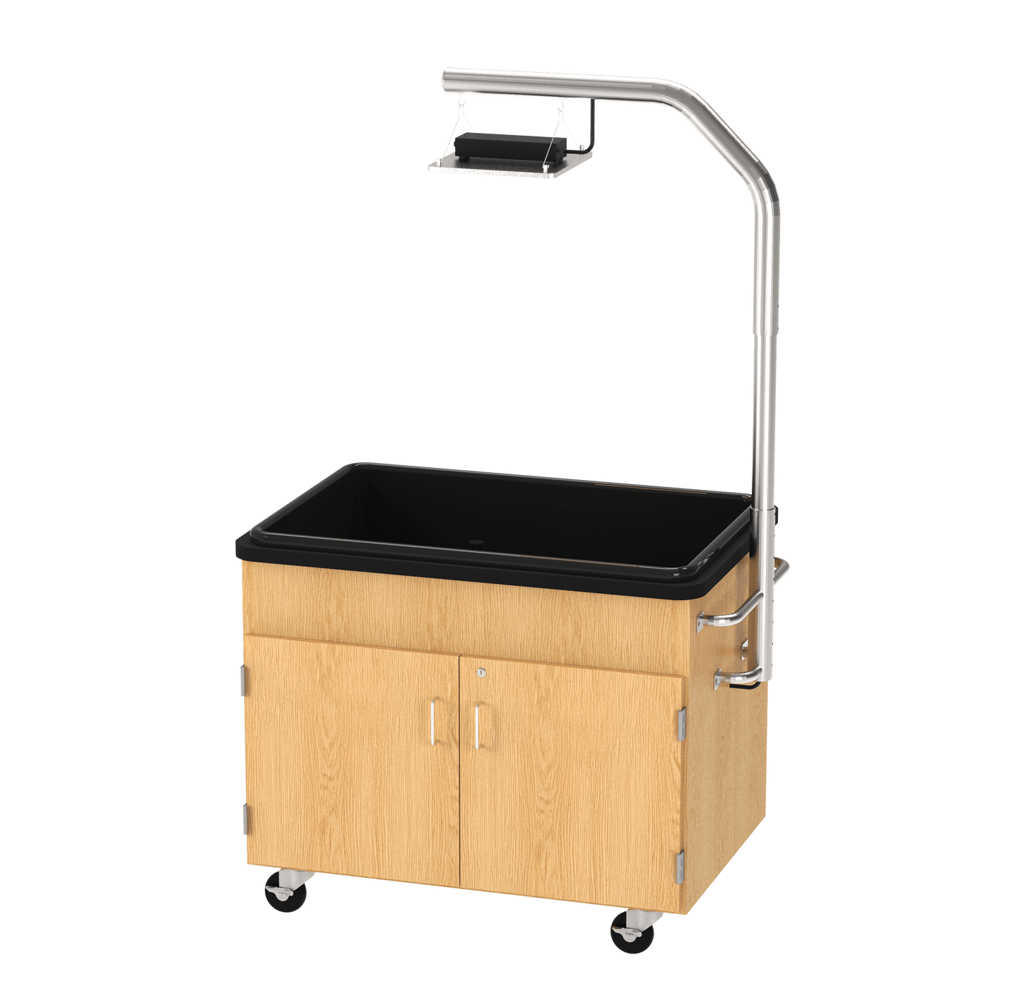 Diversified Woodcrafts Hydroponics Growing System Center - 46" x 29.5" x 76" - High - Performance LED Lighting (DIV - HGCXX) - SchoolOutlet