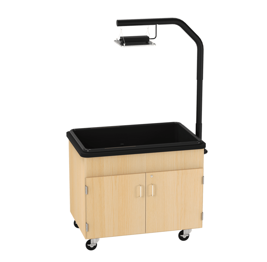 Diversified Woodcrafts Hydroponics Growing System Center - 46" x 29.5" x 76" - High - Performance LED Lighting (DIV - HGCXX) - SchoolOutlet