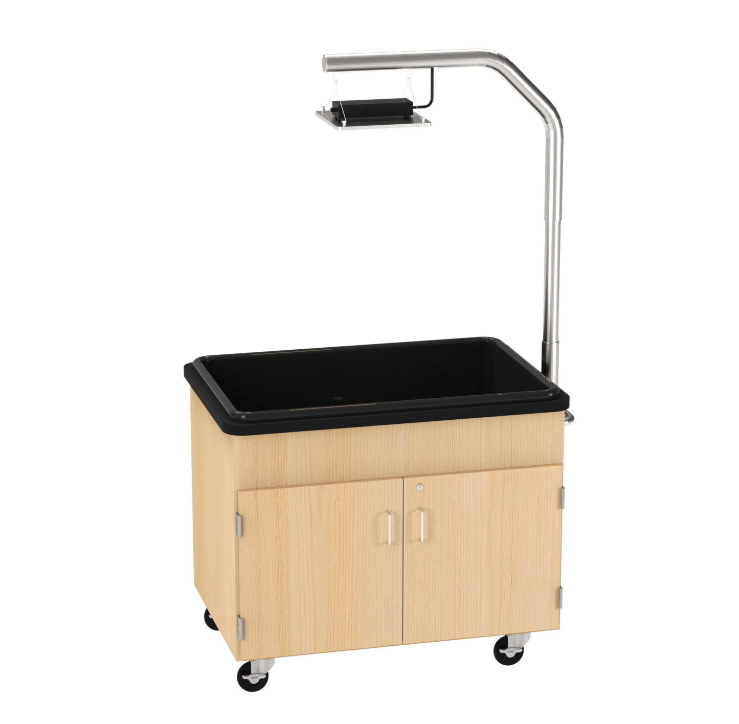 Diversified Woodcrafts Hydroponics Growing System Center - 46" x 29.5" x 76" - High - Performance LED Lighting (DIV - HGCXX) - SchoolOutlet