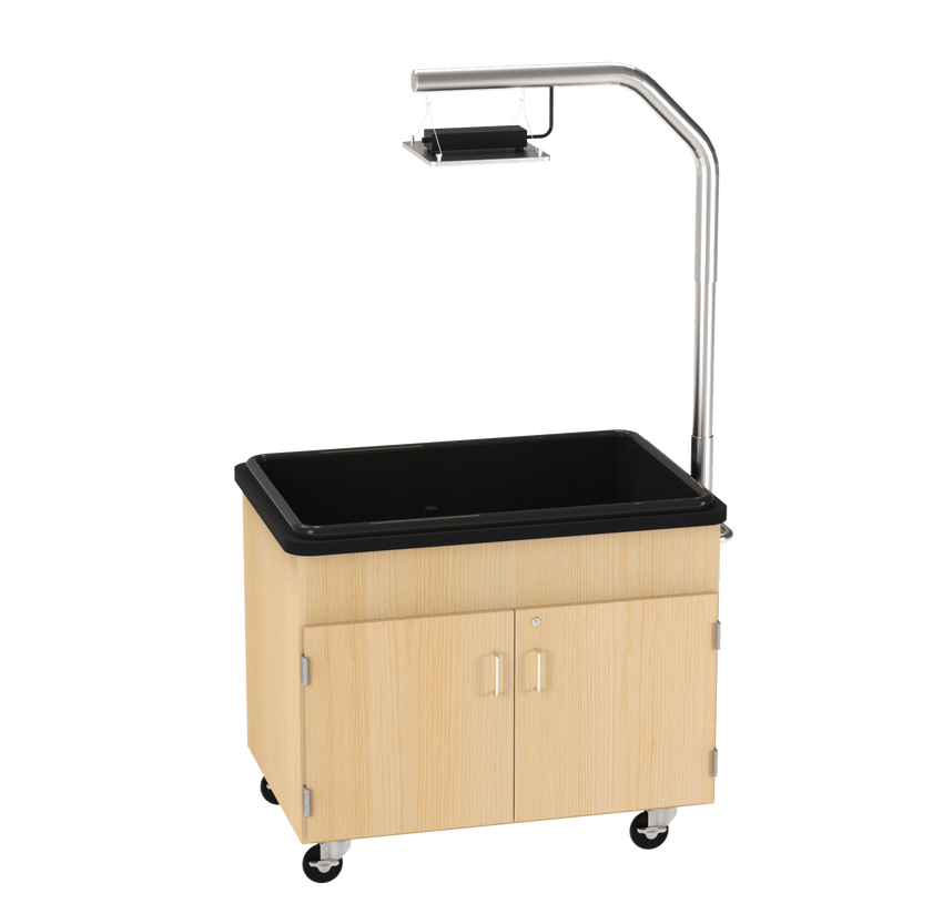 Diversified Woodcrafts Hydroponics Growing System Center - 46" x 29.5" x 76" - High - Performance LED Lighting (DIV - HGCXX) - SchoolOutlet