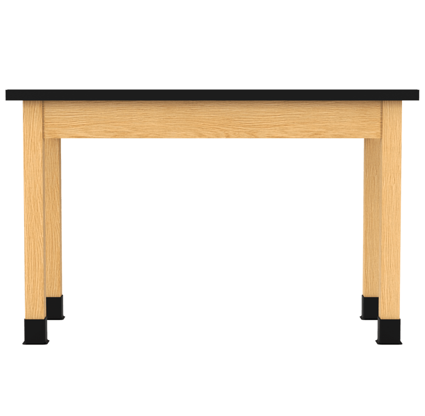 Diversified Woodcrafts Plain Apron Table High - Resistance Solid Wood Laboratory Desk 48"W x 24"L x 30"H (DIV - P710482430 - LAB) - SchoolOutlet