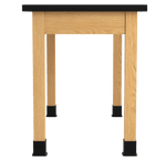 Diversified Woodcrafts Plain Apron Table High - Resistance Solid Wood Laboratory Desk 48