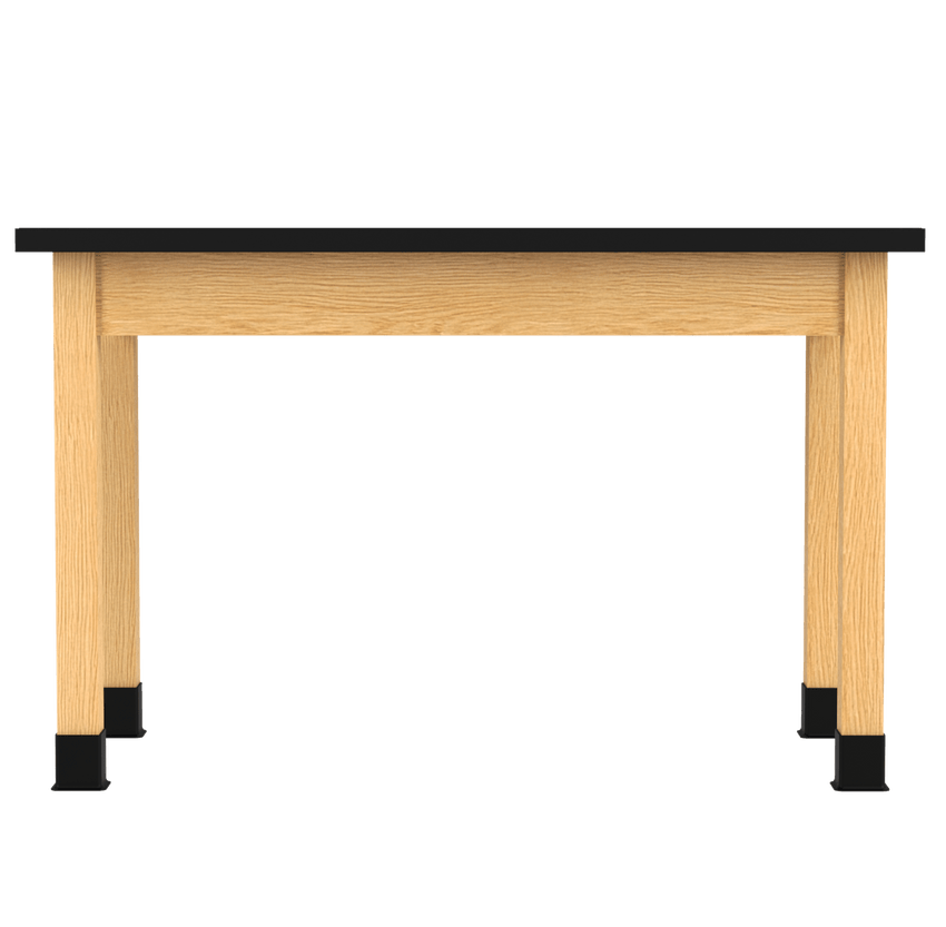 Diversified Woodcrafts Plain Apron Table High - Resistance Solid Wood Laboratory Desk 48"W x 24"L x 30"H (DIV - P710482430 - LAB) - SchoolOutlet