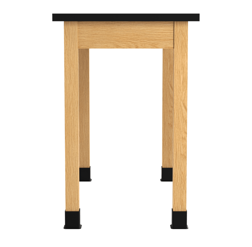 Diversified Woodcrafts Plain Apron Table High - Resistance Solid Wood Laboratory Desk 48"W x 24"L x 36.25"H (DIV - P710482436 - LAB) - SchoolOutlet