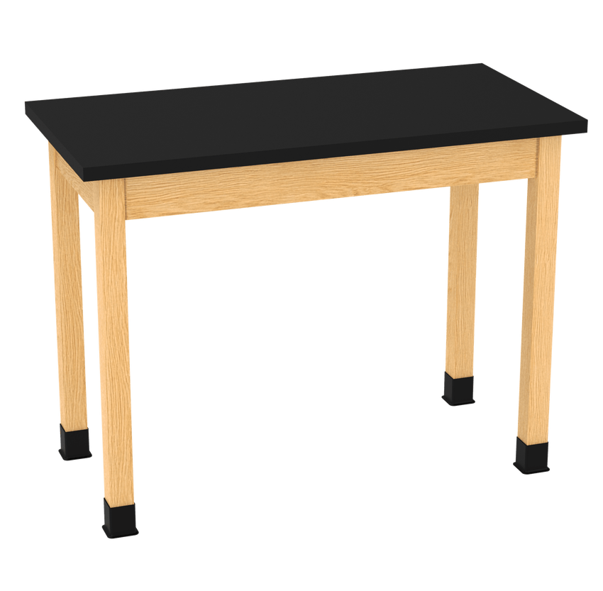 Diversified Woodcrafts Plain Apron Table High - Resistance Solid Wood Laboratory Desk 48"W x 24"L x 36.25"H (DIV - P710482436 - LAB) - SchoolOutlet
