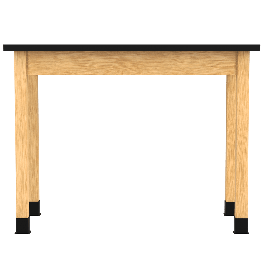 Diversified Woodcrafts Plain Apron Table High - Resistance Solid Wood Laboratory Desk 48"W x 24"L x 36.25"H (DIV - P710482436 - LAB) - SchoolOutlet