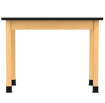 Diversified Woodcrafts Plain Apron Table High - Resistance Solid Wood Laboratory Desk 48