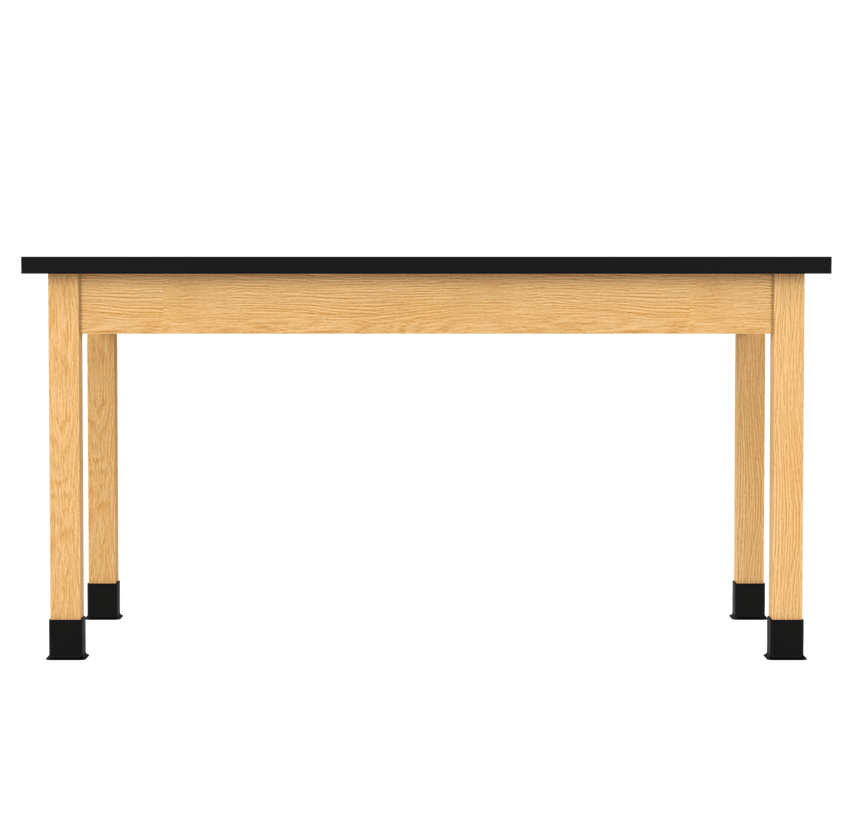 Diversified Woodcrafts Plain Apron Table High - Resistance Solid Wood Laboratory Desk 60"W x 30"L x 30"H (DIV - P714603030 - LAB) - SchoolOutlet