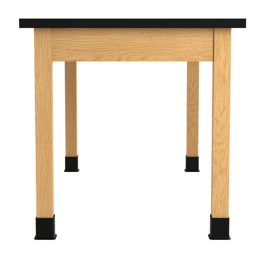 Diversified Woodcrafts Plain Apron Table High - Resistance Solid Wood Laboratory Desk 60"W x 30"L x 30"H (DIV - P714603030 - LAB) - SchoolOutlet