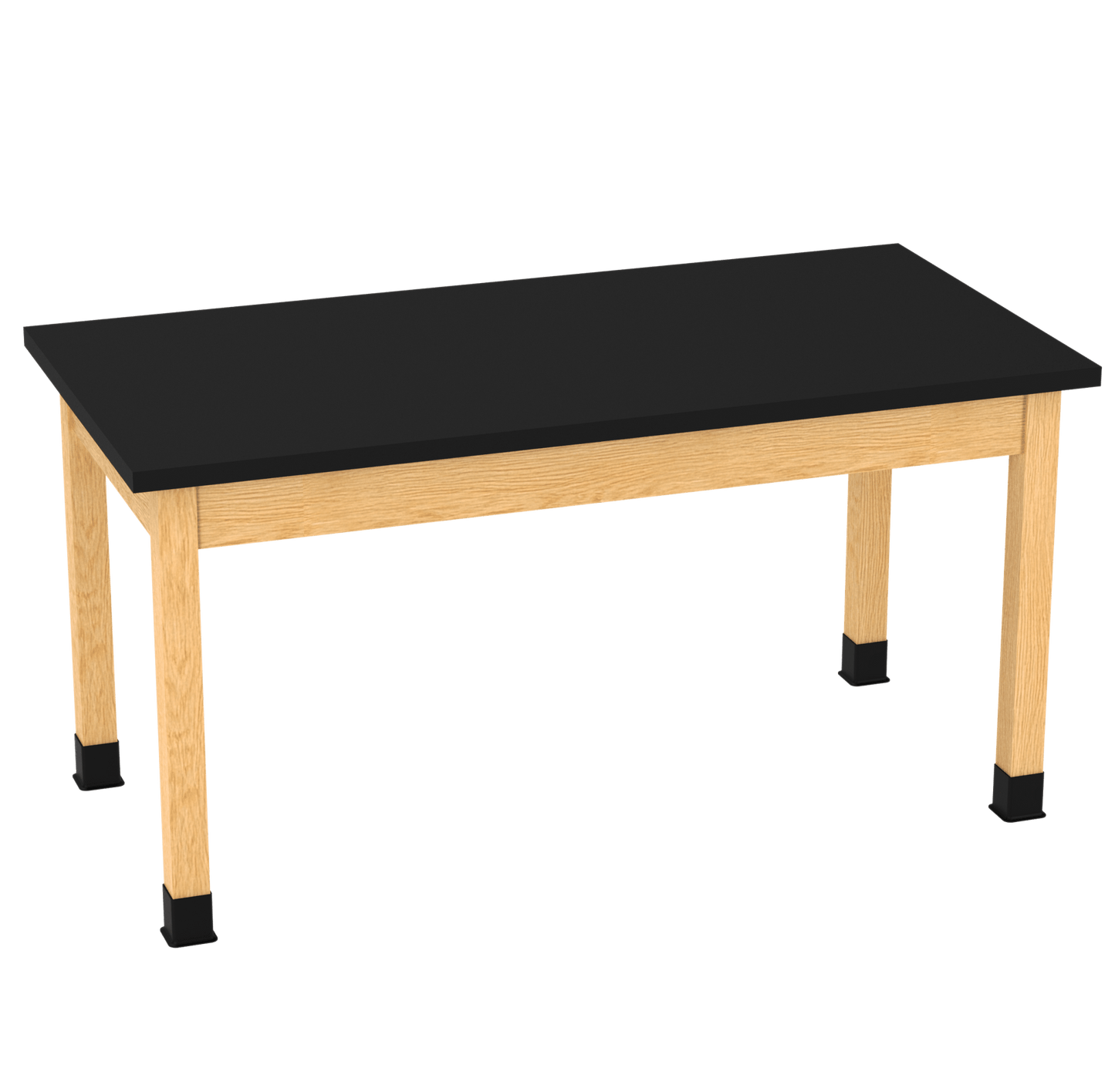 Diversified Woodcrafts Plain Apron Table High - Resistance Solid Wood Laboratory Desk 60"W x 30"L x 30"H (DIV - P714603030 - LAB) - SchoolOutlet
