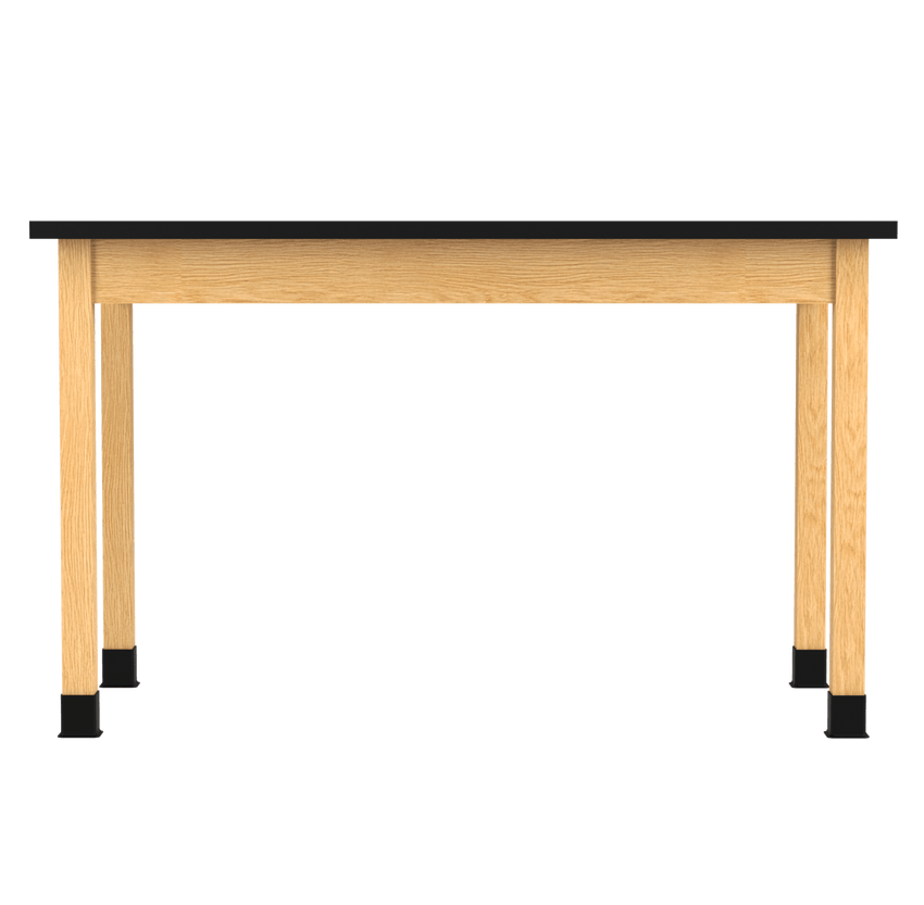 Diversified Woodcrafts Plain Apron Table High - Resistance Solid Wood Laboratory Desk 60"W x 30"L x 36.25"H (DIV - P714603036 - LAB) - SchoolOutlet