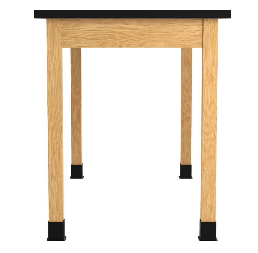 Diversified Woodcrafts Plain Apron Table High - Resistance Solid Wood Laboratory Desk 60"W x 30"L x 36.25"H (DIV - P714603036 - LAB) - SchoolOutlet