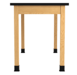 Diversified Woodcrafts Plain Apron Table High - Resistance Solid Wood Laboratory Desk 60