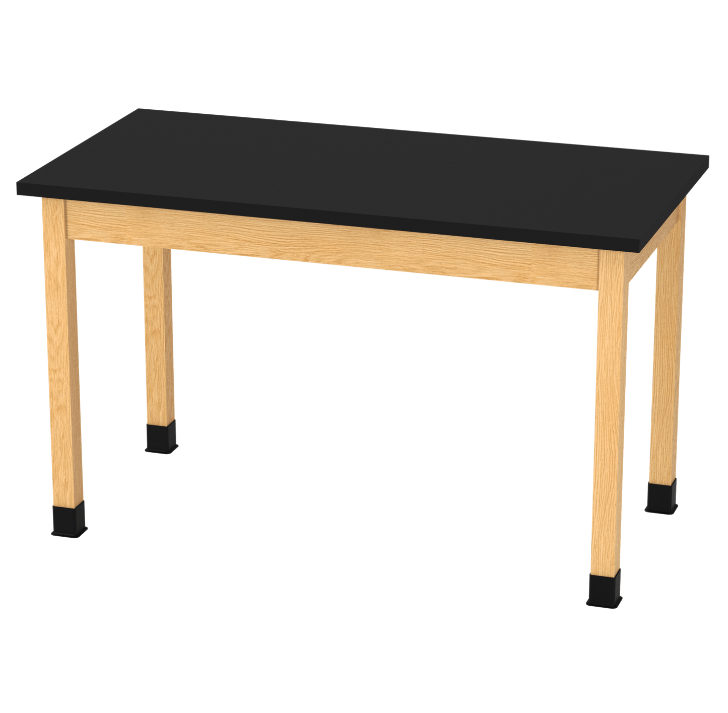 Diversified Woodcrafts Plain Apron Table High - Resistance Solid Wood Laboratory Desk 60"W x 30"L x 36.25"H (DIV - P714603036 - LAB) - SchoolOutlet