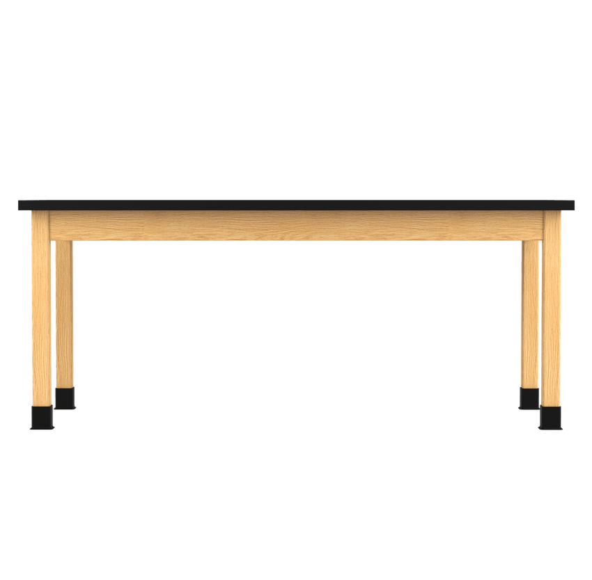 Diversified Woodcrafts Plain Apron Table High - Resistance Solid Wood Laboratory Desk 72"W x 30"L x 30"H (DIV - P7307230 - LAB) - SchoolOutlet