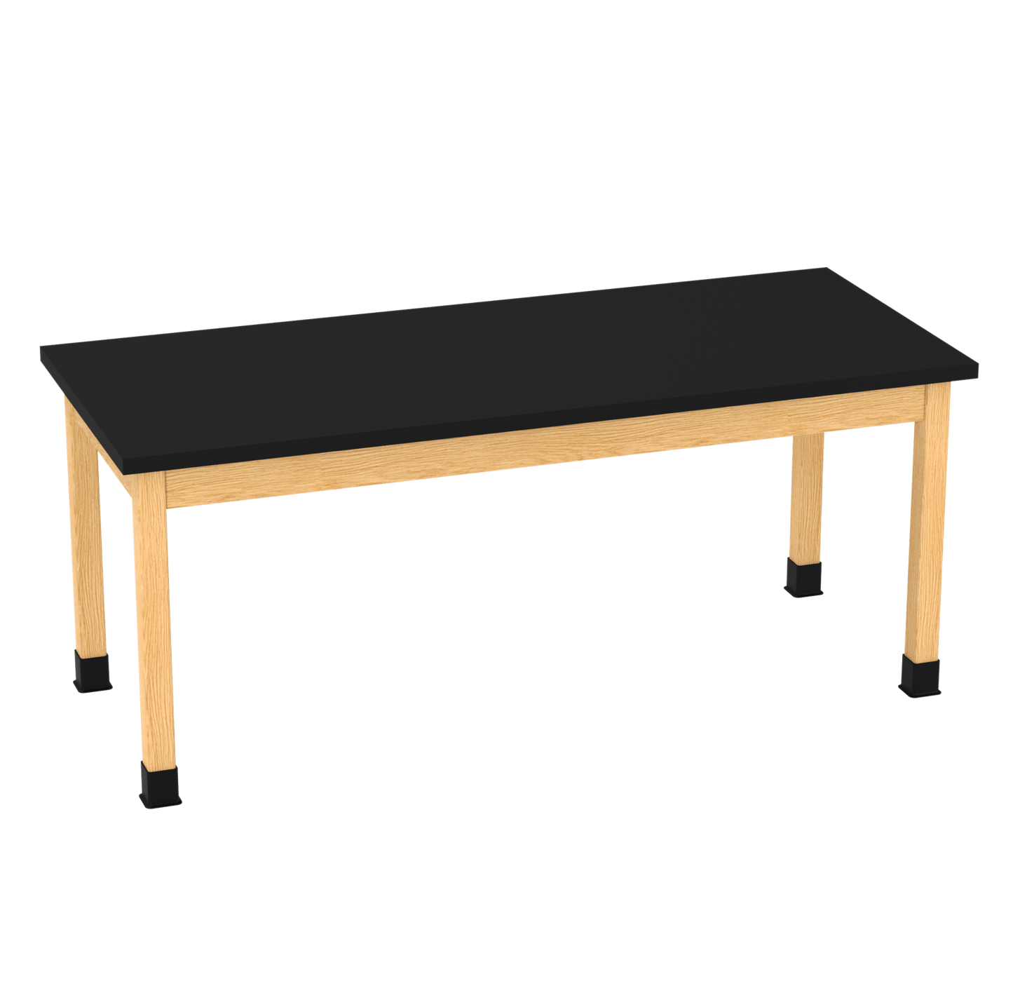 Diversified Woodcrafts Plain Apron Table High - Resistance Solid Wood Laboratory Desk 72"W x 30"L x 30"H (DIV - P7307230 - LAB) - SchoolOutlet