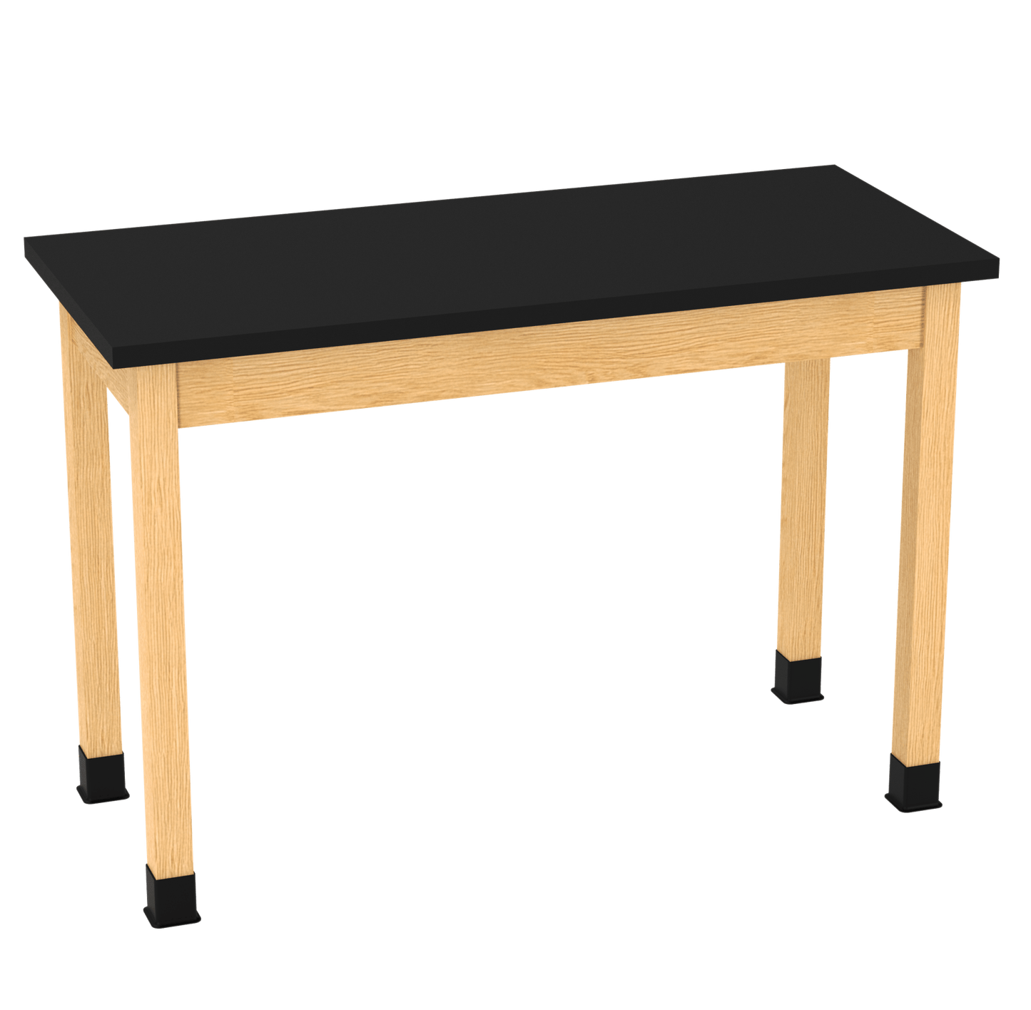 Diversified Woodcrafts Plain Apron Table Heavy - Duty Solid Hardwood Laboratory Station 54"W x 24"L x 36.25"H (DIV - P720542436 - LAB) - SchoolOutlet
