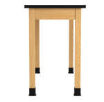 Diversified Woodcrafts Plain Apron Table Heavy - Duty Solid Hardwood Laboratory Station 54