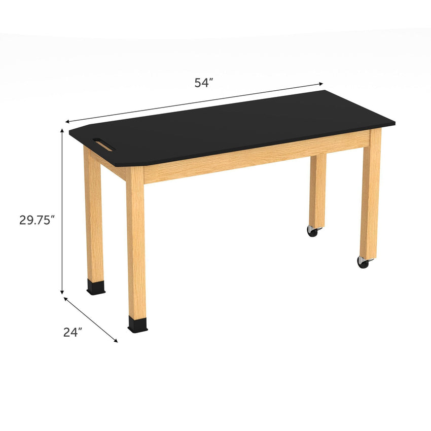 Diversified Woodcrafts PerpetuLab Wheelbarrow Science Table 54"W x 24"D x 30"H (DIV-P7204X30W) - SchoolOutlet