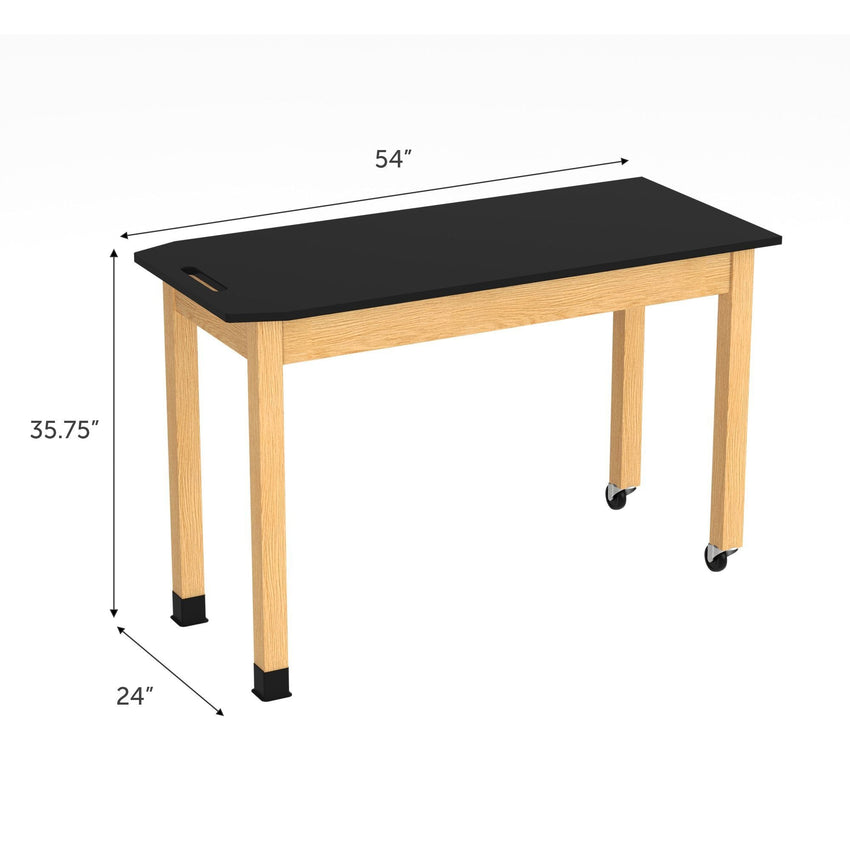 Diversified Woodcrafts PerpetuLab Wheelbarrow Science Table 54"W x 24"D x 36"H (DIV-P7204X36W) - SchoolOutlet