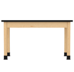 Diversified Woodcrafts Plain Apron Table Heavy - Duty Solid Hardwood Laboratory Station 54