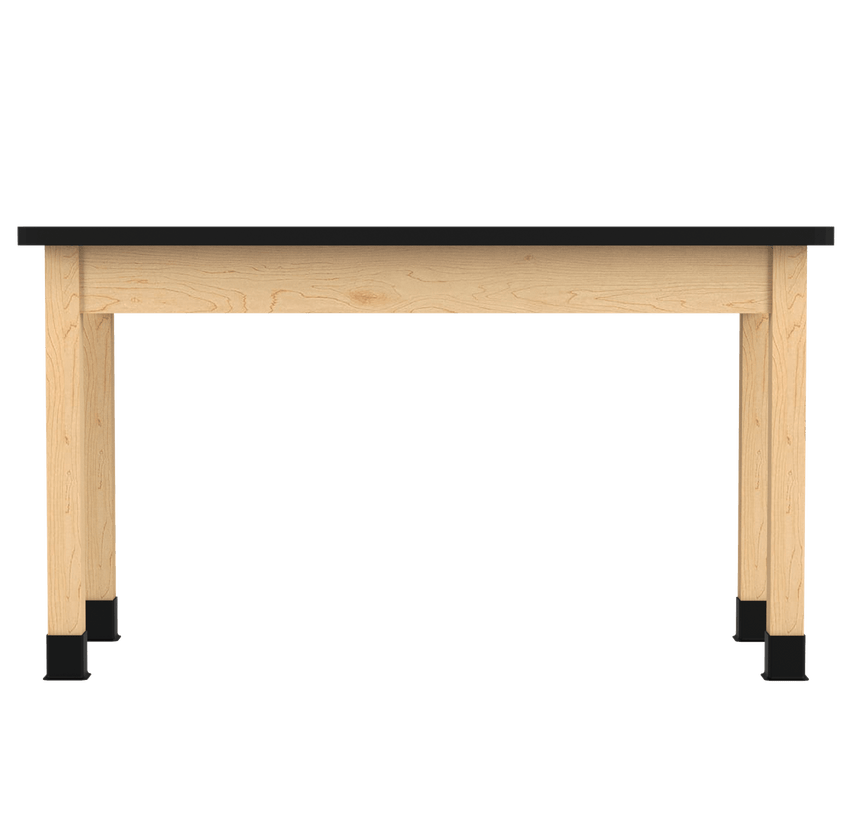 Diversified Woodcrafts Plain Apron Table Heavy - Duty Solid Hardwood Laboratory Station 54"W x 24"L x 30"H (DIV - P720542430 - LAB) - SchoolOutlet