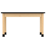 Diversified Woodcrafts Plain Apron Table Heavy - Duty Solid Hardwood Laboratory Station 54