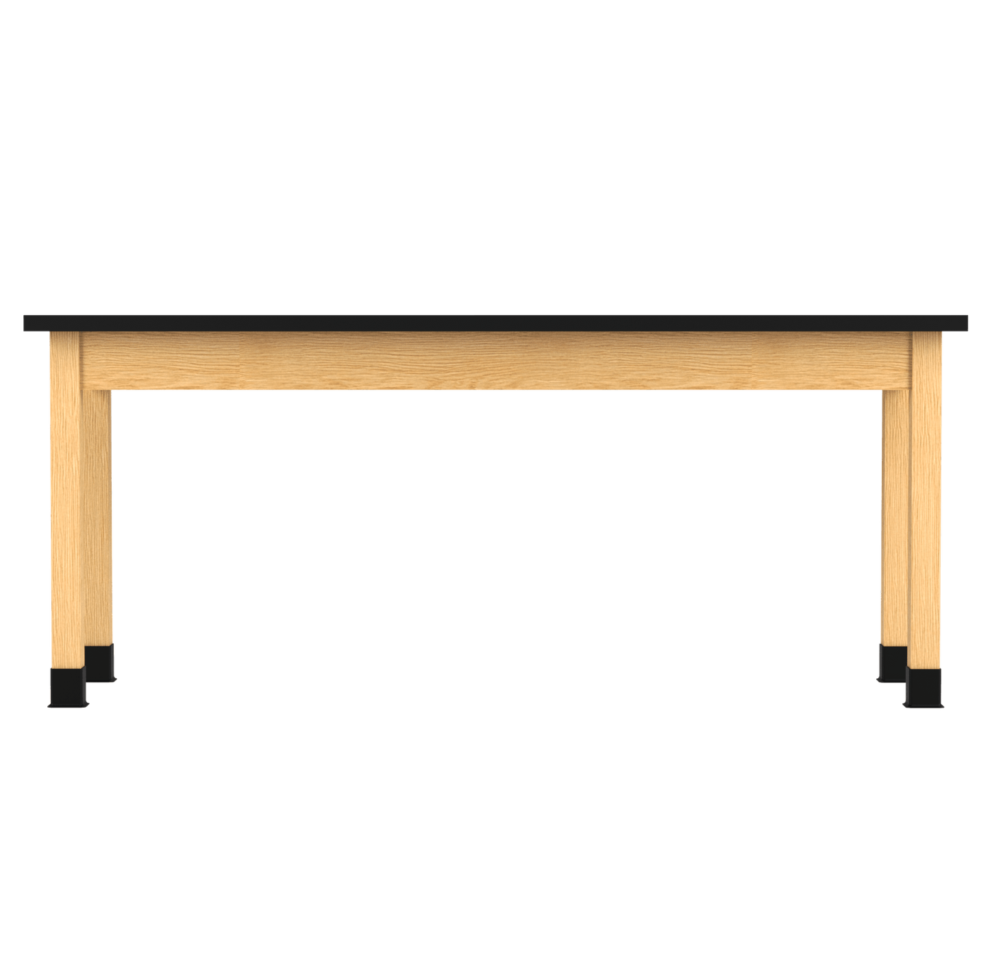 Diversified Woodcrafts Plain Apron Table High - Resistance Solid Wood Laboratory Desk 72"W x 24"L x 30"H (DIV - P7602436 - LAB) - SchoolOutlet