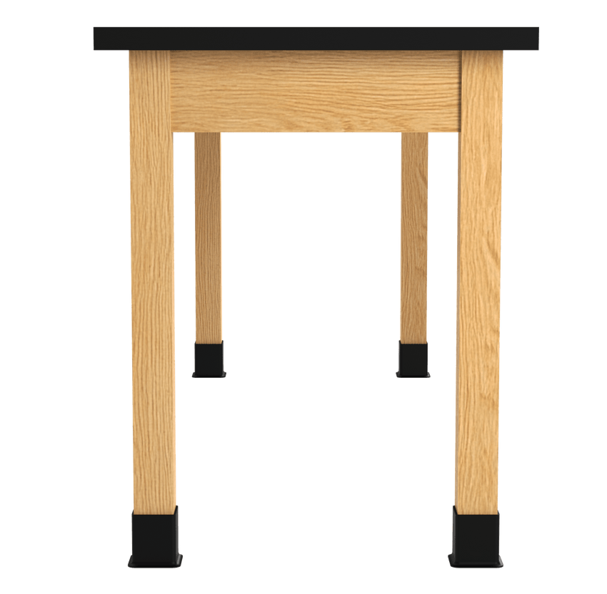 Diversified Woodcrafts Plain Apron Table High - Resistance Solid Wood Laboratory Desk 72"W x 24"L x 30"H (DIV - P7602436 - LAB) - SchoolOutlet