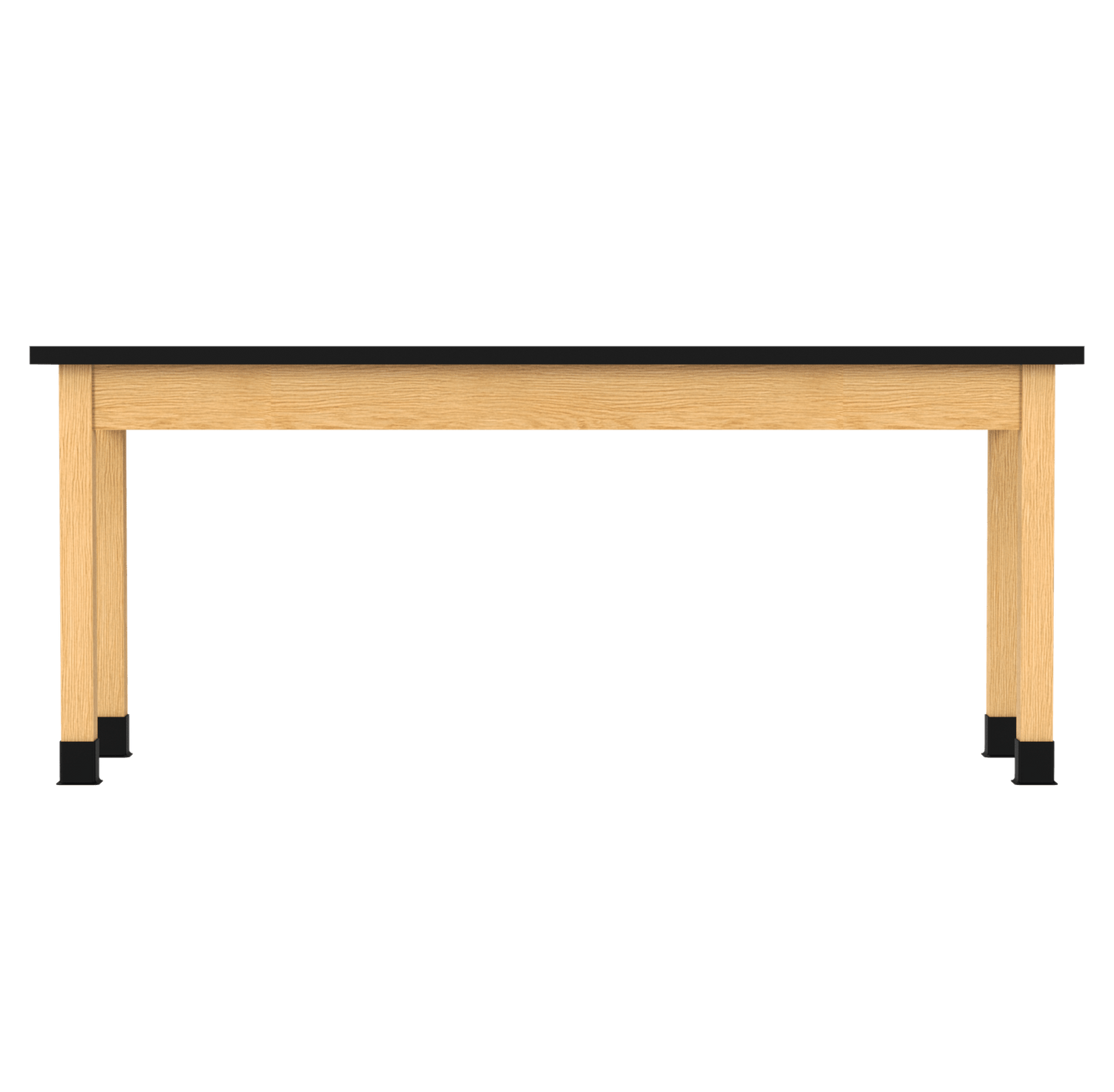 Diversified Woodcrafts Plain Apron Table High - Resistance Solid Wood Laboratory Desk 72"W x 24"L x 30"H (DIV - P7602436 - LAB) - SchoolOutlet