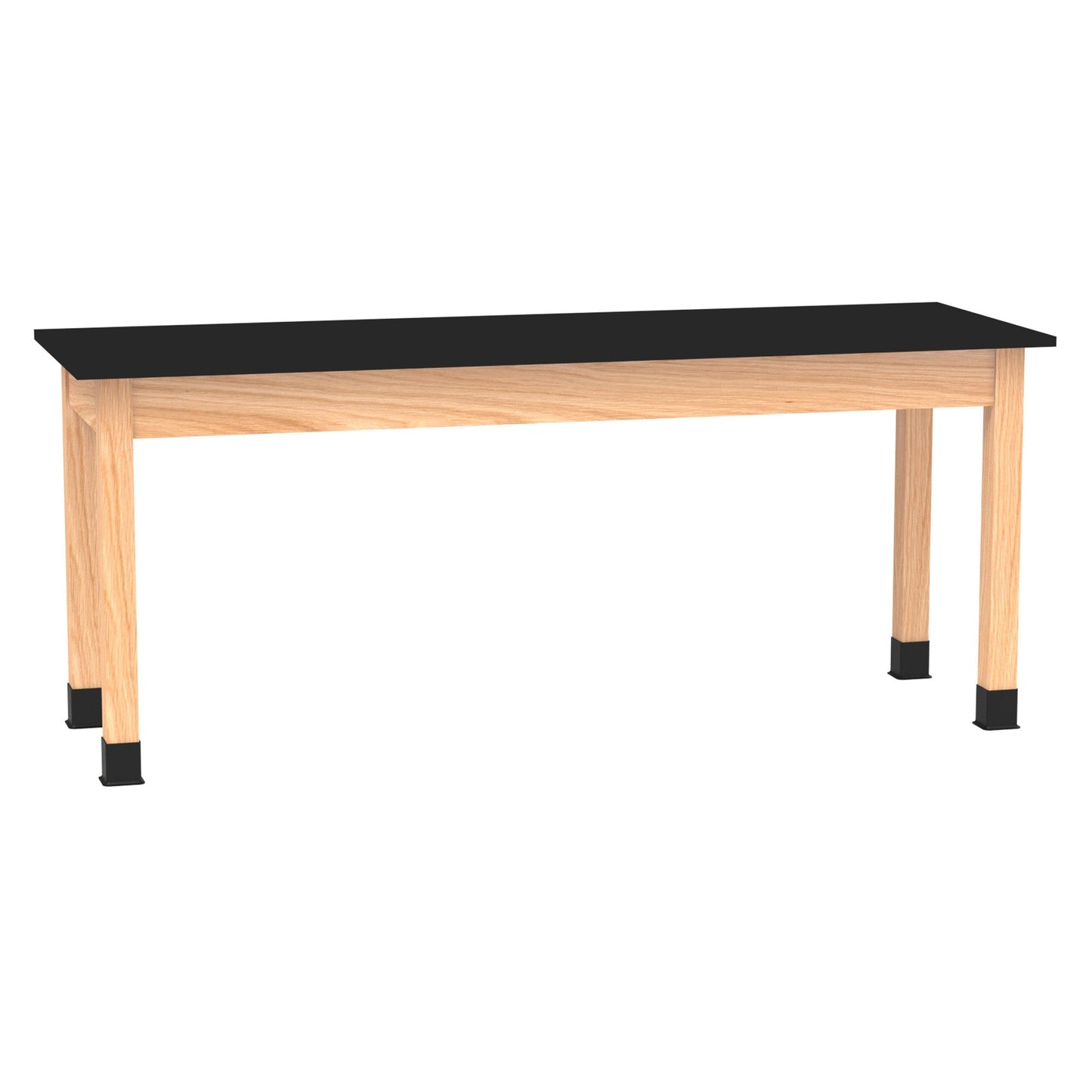 Diversified Woodcrafts Science Table - Plain Apron - 72" W x 24" D - Solid Wood Frame and Adjustable Glides - SchoolOutlet