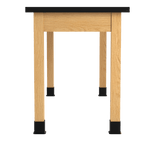 Diversified Woodcrafts Plain Apron Table High - Resistance Solid Wood Laboratory Desk 60