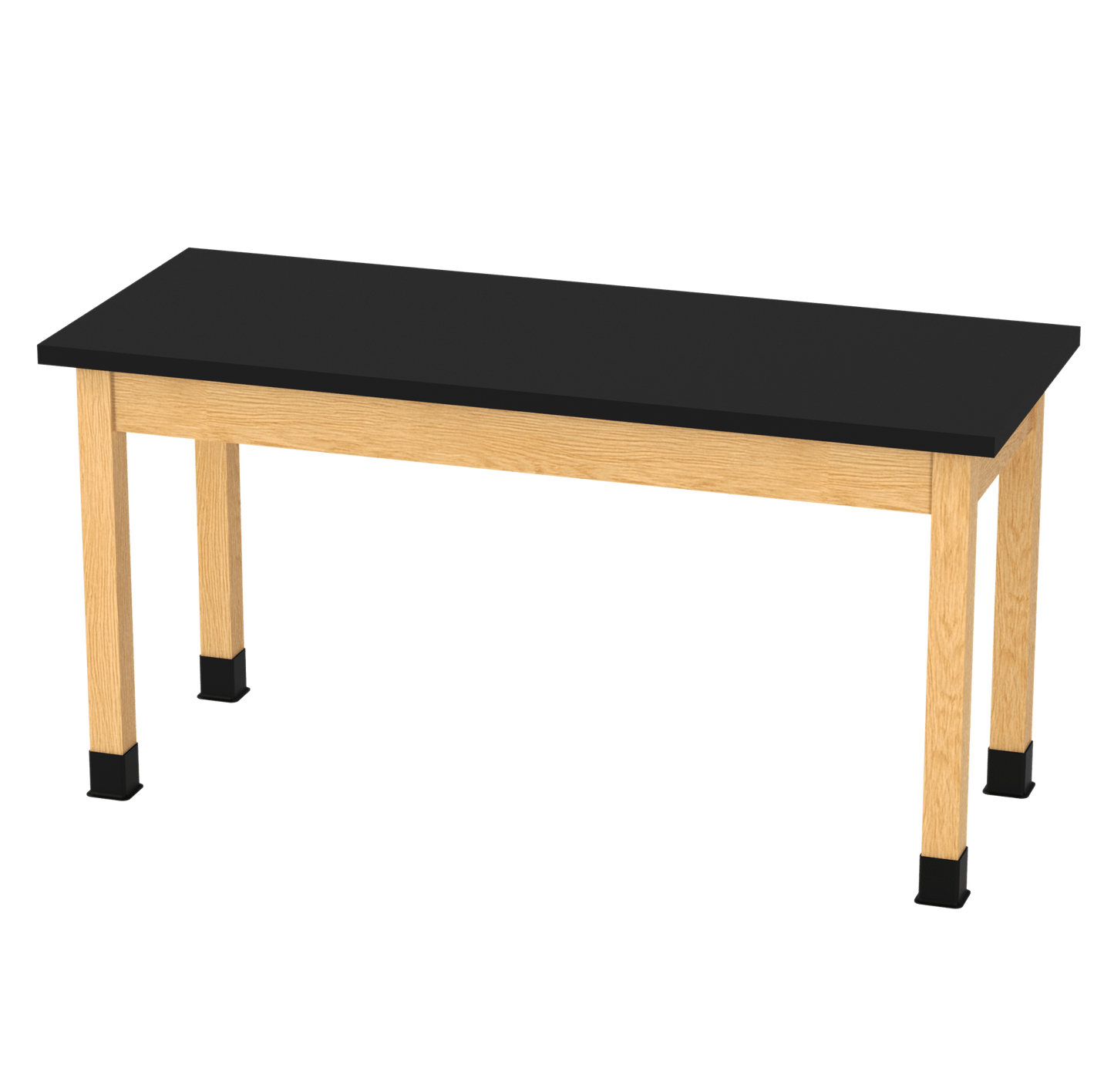 Diversified Woodcrafts Plain Apron Table High - Resistance Solid Wood Laboratory Desk 60"W x 24"L x 30"H (DIV - P7602430 - LAB) - SchoolOutlet