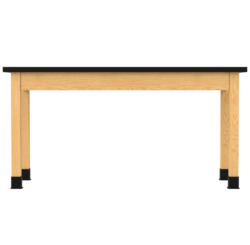 Diversified Woodcrafts Plain Apron Table High - Resistance Solid Wood Laboratory Desk 60"W x 24"L x 30"H (DIV - P7602430 - LAB) - SchoolOutlet