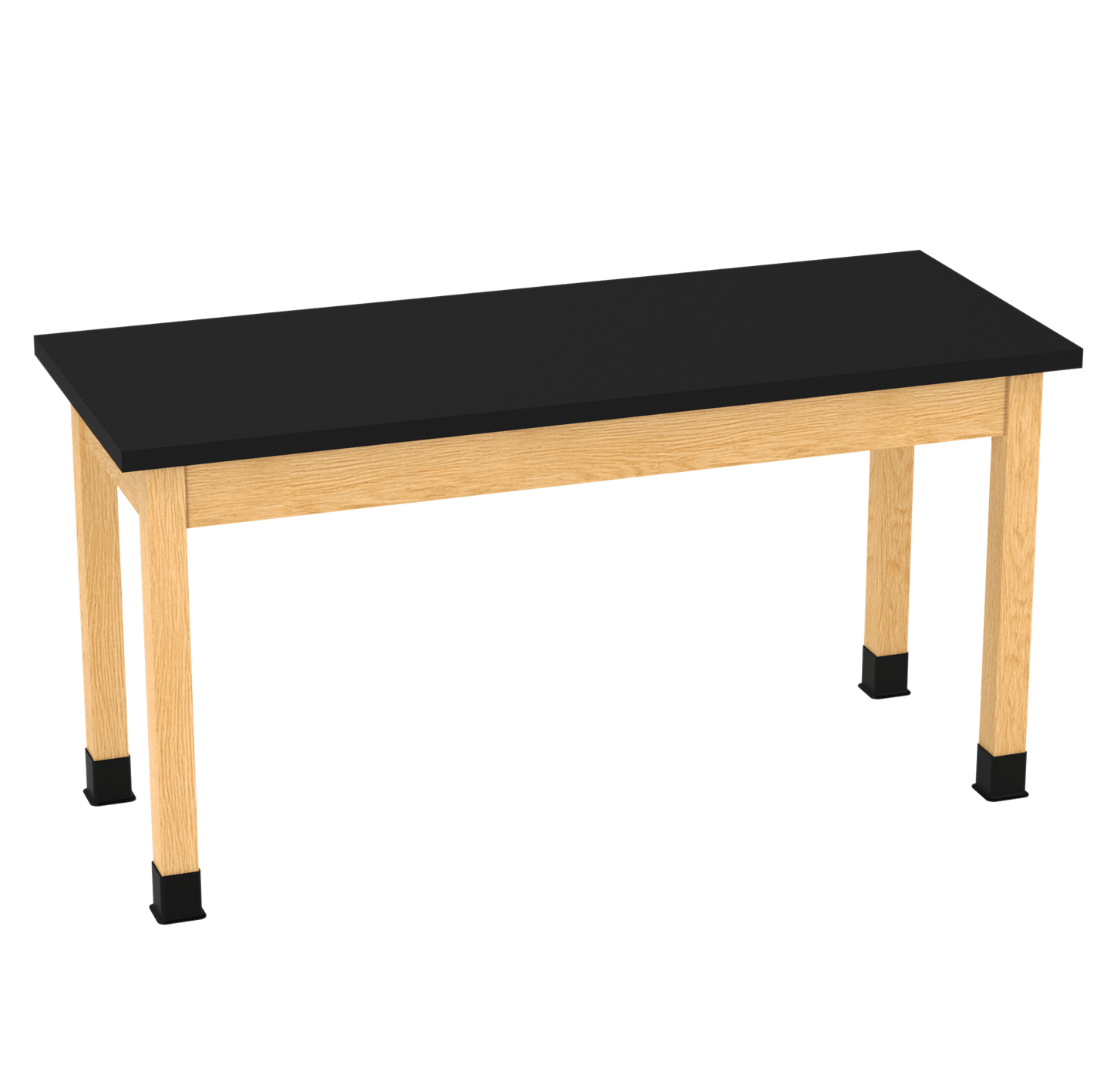 Diversified Woodcrafts Plain Apron Table High - Resistance Solid Wood Laboratory Desk 60"W x 24"L x 30"H (DIV - P7602430 - LAB) - SchoolOutlet