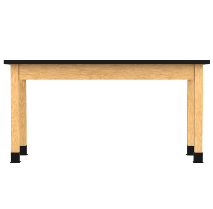 Diversified Woodcrafts Plain Apron Table High - Resistance Solid Wood Laboratory Desk 60"W x 24"L x 30"H (DIV - P7602430 - LAB) - SchoolOutlet