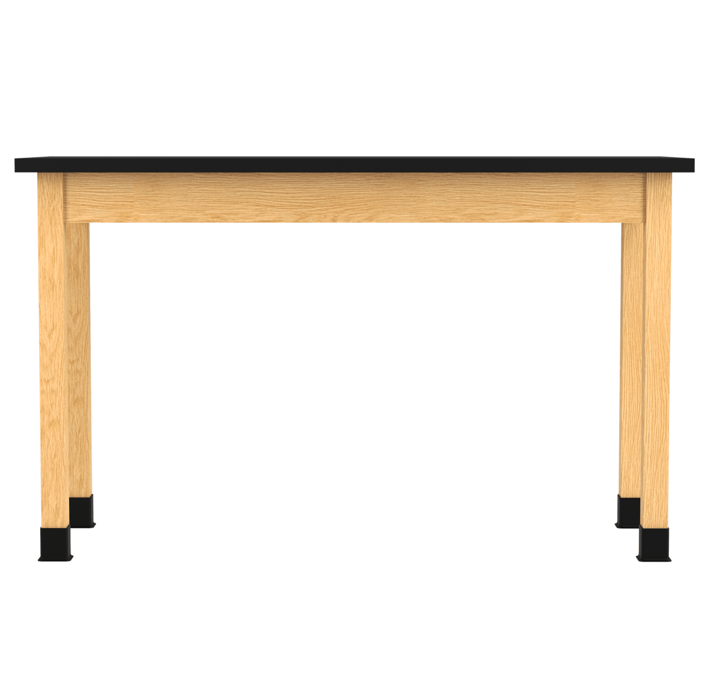 Diversified Woodcrafts Plain Apron Table High - Resistance Solid Wood Laboratory Desk 60"W x 24"L x 36.25"H (DIV - P7602436 - LAB) - SchoolOutlet