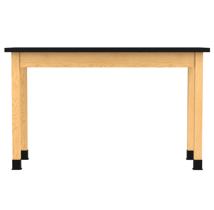 Diversified Woodcrafts Plain Apron Table High - Resistance Solid Wood Laboratory Desk 60"W x 24"L x 36.25"H (DIV - P7602436 - LAB) - SchoolOutlet