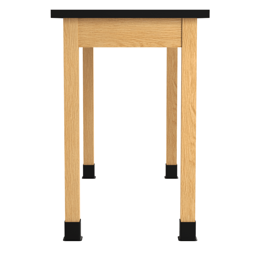 Diversified Woodcrafts Plain Apron Table High - Resistance Solid Wood Laboratory Desk 60"W x 24"L x 36.25"H (DIV - P7602436 - LAB) - SchoolOutlet